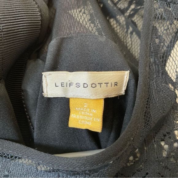 ANTHROPOLOGIE Leifsdottir Water Garden Floral and Lace Dress Size 2 - Picture 5 of 8